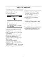 Preview for 16 page of Hisense DH5021KP1W Use & Care Manual