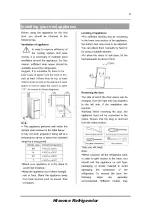 Предварительный просмотр 8 страницы Hisense FCN309A40G User'S Operation Manual