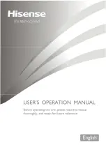 Hisense FCN337A4 User'S Operation Manual preview