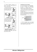 Preview for 13 page of Hisense FCN337A4 User'S Operation Manual