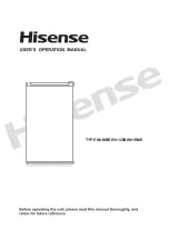 Предварительный просмотр 1 страницы Hisense H120RME User'S Operation Manual