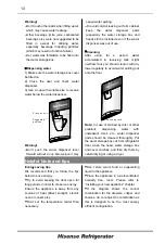 Предварительный просмотр 14 страницы Hisense H230RRE-WD User'S Operation Manual