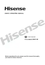 Hisense H520FI-WD User'S Operation Manual предпросмотр