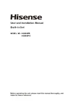 Preview for 1 page of Hisense H60BISPB User And Installation Manual