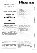 Hisense HCPC-H2M1C Installation Instructions Manual preview