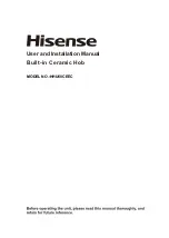 Предварительный просмотр 1 страницы Hisense HHU60CEEC User And Installation Manual