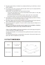 Preview for 14 page of Hisense HHU60GASS User'S Operation Manual