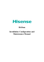 Предварительный просмотр 1 страницы Hisense Hi-Dom Installation, Configuration And Maintenance Manual