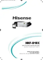 Preview for 1 page of Hisense HKF-D1EC Instructions For Installation, Use And Maintenance Manual