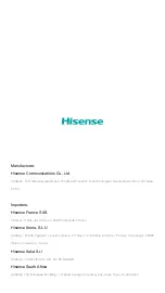 Предварительный просмотр 41 страницы Hisense HLTE310E User Manual