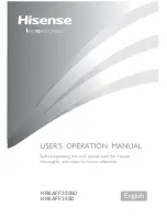 Hisense HR6AFF355D User'S Operation Manual предпросмотр