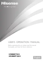 Предварительный просмотр 1 страницы Hisense HR6BMFF320 User'S Operation Manual