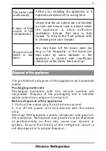 Предварительный просмотр 16 страницы Hisense HR6BMFF320 User'S Operation Manual