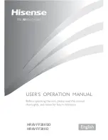 Hisense HR6VFF280D User'S Operation Manual предпросмотр