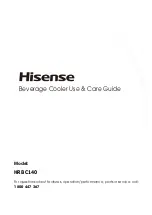 Preview for 1 page of Hisense HRBC140 Use & Care Manual