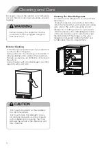 Preview for 11 page of Hisense HRBC140 Use & Care Manual