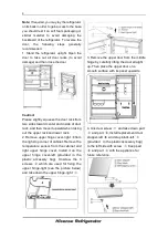 Предварительный просмотр 9 страницы Hisense HRBM417C User'S Operation Manual