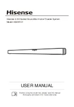 Hisense HS201C1 User Manual preview