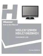 Предварительный просмотр 1 страницы Hisense HSLC10128HDIP Instruction Manual