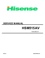 Hisense HSM515AV Service Manual preview