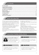 Preview for 3 page of Hisense HWD46029SS Use & Care Manual