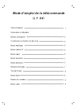 Предварительный просмотр 62 страницы Hisense L1-04 Instructions Manual