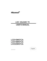 Hisense LCD15W57CA User Manual preview