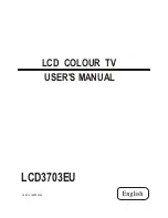 Hisense LCD3703EU User Manual preview