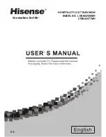 Preview for 1 page of Hisense LHDN32V88MH User Manual