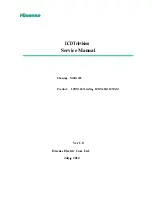 Preview for 1 page of Hisense LTDN32k316AM Service Manual