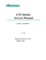 Preview for 1 page of Hisense LTDN32V86NAM Service Manual