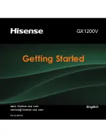 Hisense Pulse GX1200V Getting Started preview