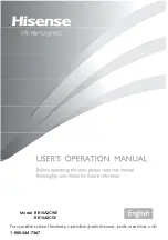 Hisense RB15A2CSE User'S Operation Manual preview