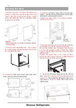 Preview for 17 page of Hisense RB292F4WB1 User'S Operating Manual