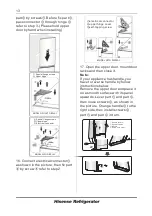 Preview for 13 page of Hisense RB390N4WB1 User'S Operation Manual