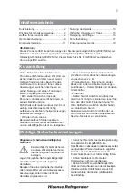 Предварительный просмотр 2 страницы Hisense RB403N4AC2 User'S Operation Manual