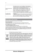 Предварительный просмотр 19 страницы Hisense RB403N4AC2 User'S Operation Manual