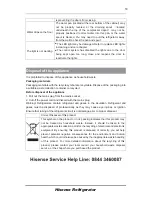 Предварительный просмотр 18 страницы Hisense RB403N4EC1 User'S Operating Manual