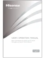 Предварительный просмотр 1 страницы Hisense RF15N1BSD User'S Operation Manual