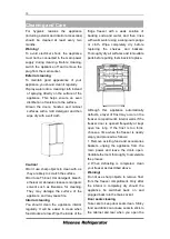 Предварительный просмотр 13 страницы Hisense RF27A3FSE User'S Operation Manual