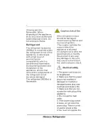 Предварительный просмотр 4 страницы Hisense RF489N4BC1 User'S Operation Manual