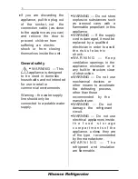 Preview for 3 page of Hisense RF528N4AC1 User'S Operation Manual