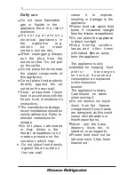 Preview for 5 page of Hisense RF528N4AC1 User'S Operation Manual