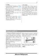 Preview for 10 page of Hisense RF528N4AC1 User'S Operation Manual