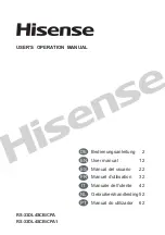 Hisense RS-33DL4SCB/CPA User Manual preview