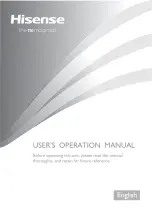 Предварительный просмотр 18 страницы Hisense RS-34WC4SBA/CLA1 User'S Operation Manual