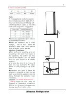 Предварительный просмотр 9 страницы Hisense RS669N4WC1 User'S Operation Manual