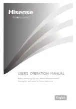 Предварительный просмотр 27 страницы Hisense RS694N4TC2 User'S Operation Manual