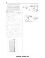 Предварительный просмотр 8 страницы Hisense RS723N4WCU User'S Operation Manual