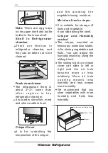 Предварительный просмотр 16 страницы Hisense RT326N4DG1 User'S Operation Manual